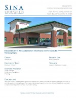HealthSound Rehabilitation Hospital infographic with images.